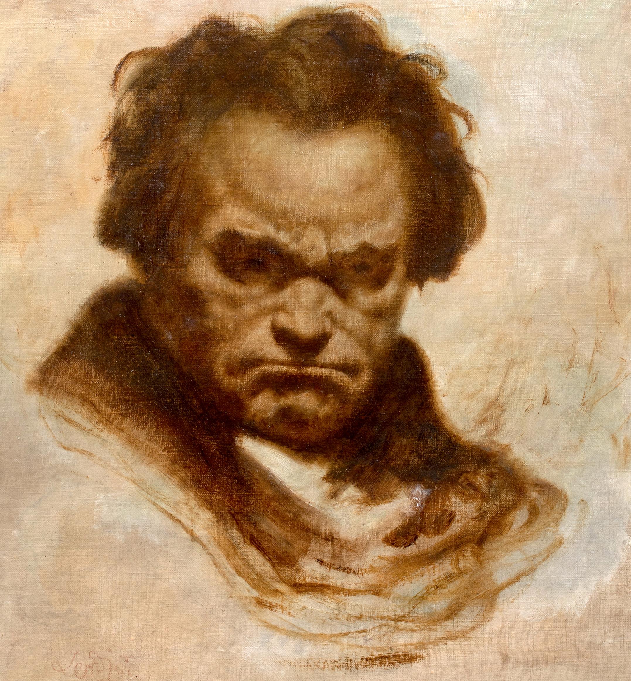 Ritratto di Ludwig Van Beethoven (1770-1827)

Olio su tela della German School

Grande ritratto antico di inizio '900 della German School del compositore Ludwig Van Beethoven, olio su tela firmato e datato in modo indistinto. Studio di eccellente