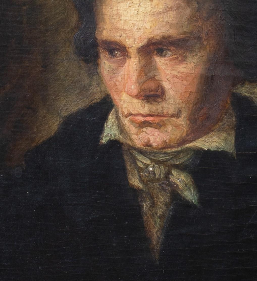 Porträt von Ludwig van Beethoven (1770-1827)  Deutsche Schule 2