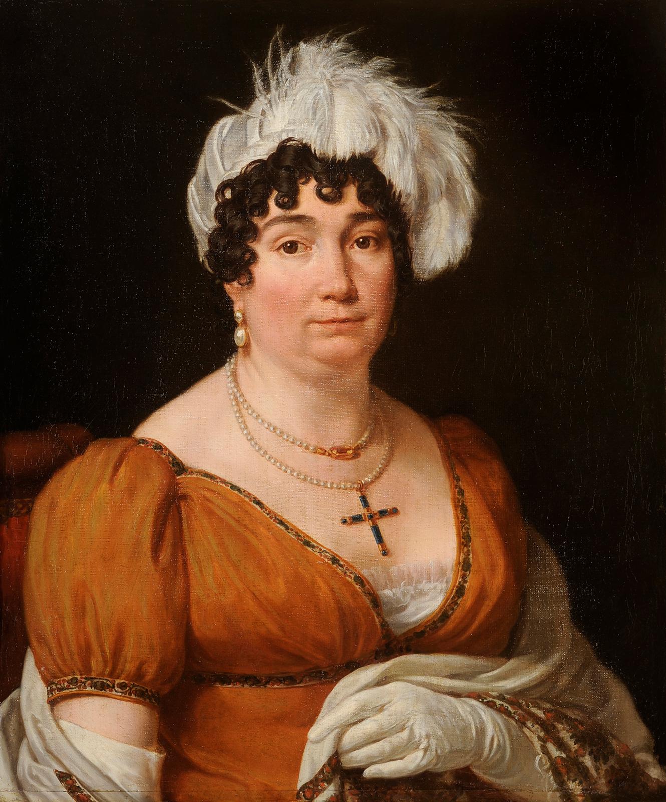 Retrato de Madame Leblond - Painting de Unknown