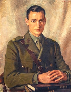 Portrait of Major Gordon Wallace of The Royal Army Dentist Corps, dated 1941