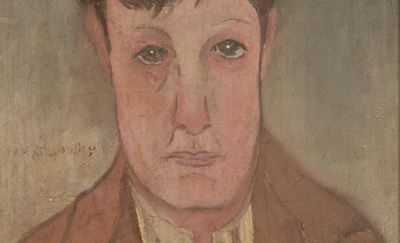 Ritratto di uomo dell'inizio del XX secolo firmato L.S. Lowry in vendita 6
