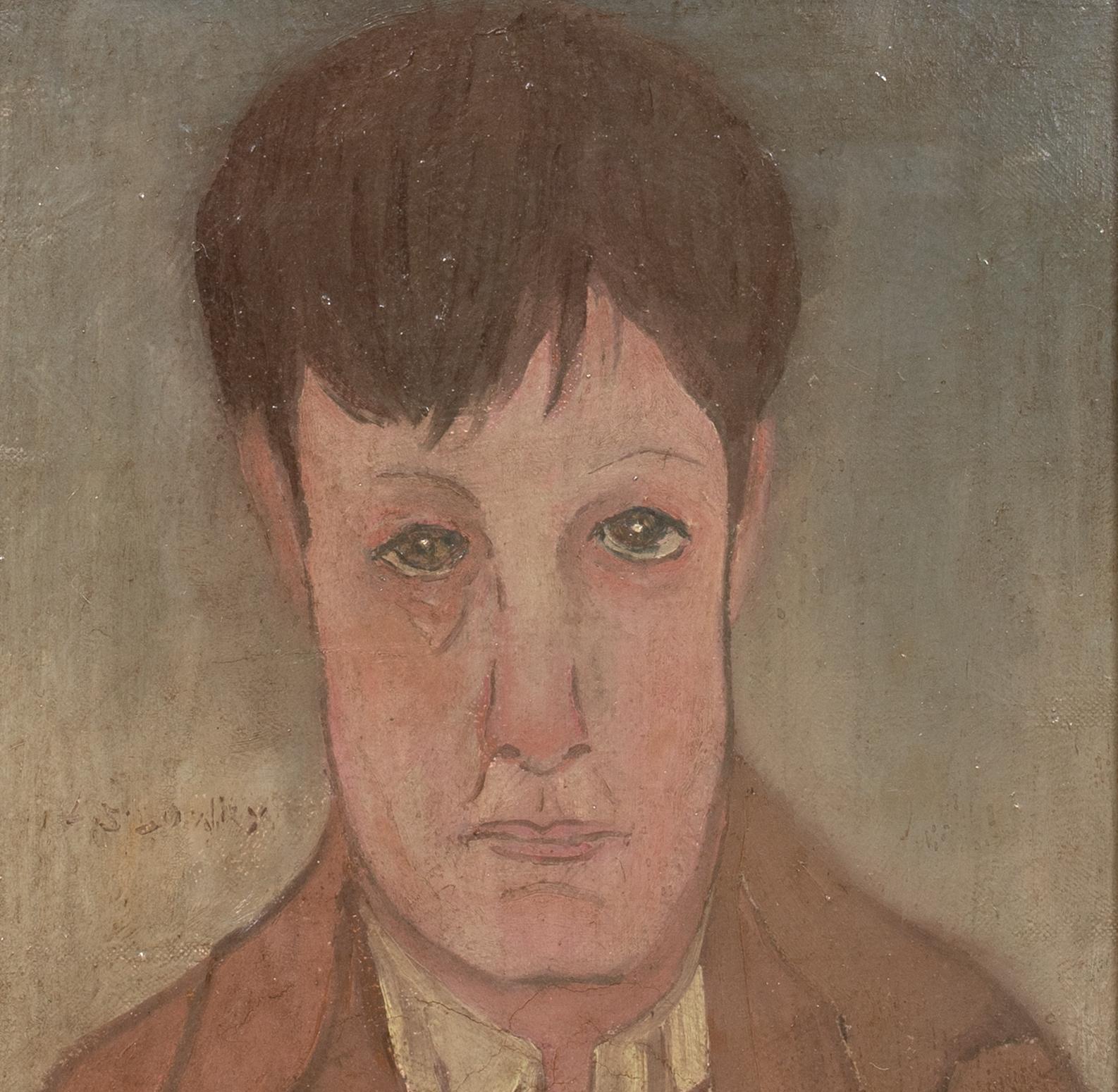 Ritratto di uomo dell'inizio del XX secolo firmato L.S. Lowry in vendita 2