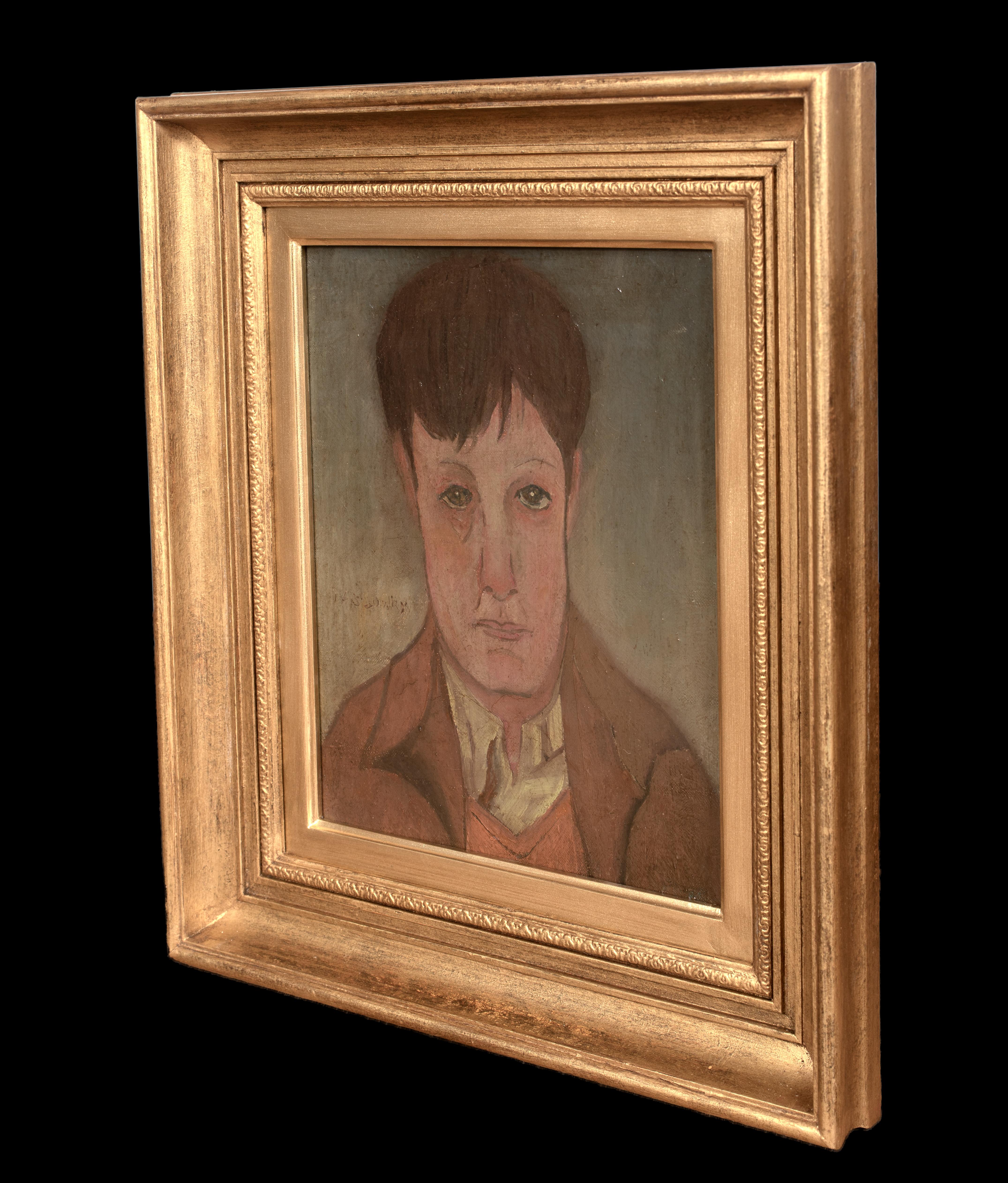 Ritratto di uomo dell'inizio del XX secolo firmato L.S. Lowry in vendita 4