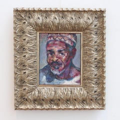 « Portrait d'un homme à la casquette », école française (années 1960 - 1970)