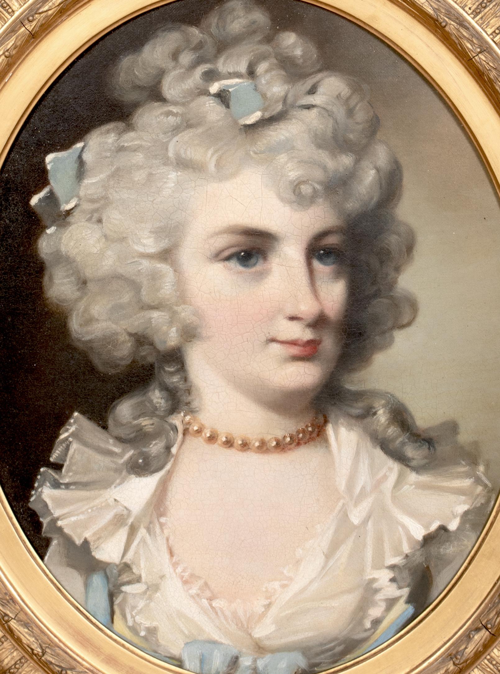 Portrait Of Maria Walpole Duchess of Gloucester & Edinburgh (1736-1805) - Brown Portrait Painting by Unknown