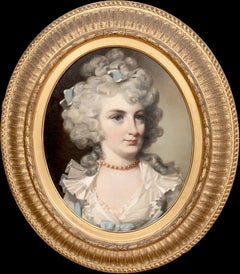 Antique Portrait Of Maria Walpole Duchess of Gloucester & Edinburgh (1736-1805)