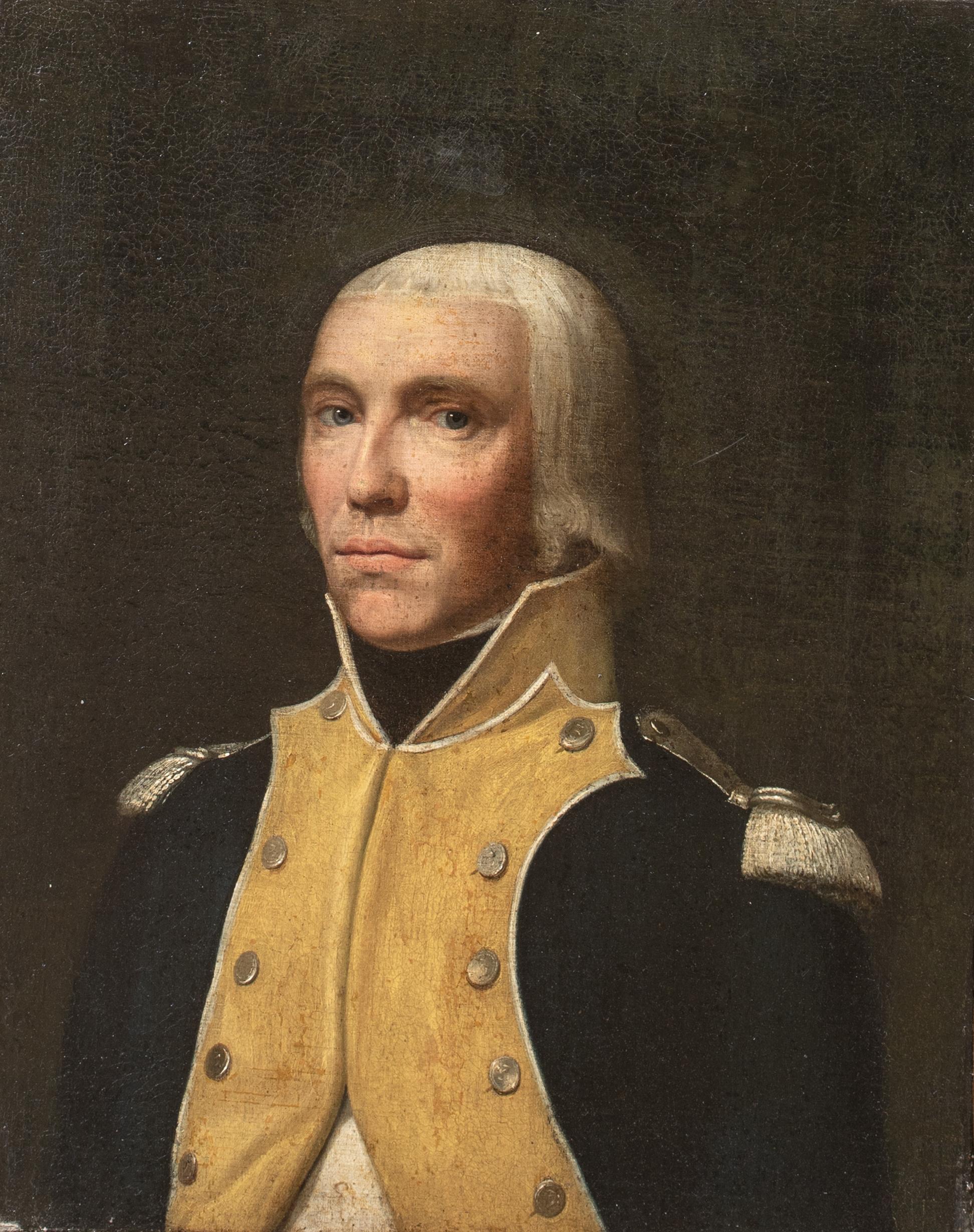 Portrait Of Marshal Jean-Baptiste Bessières, Duc d'Istrie (1768-1813), Napoleon - Beige Portrait Painting by Unknown