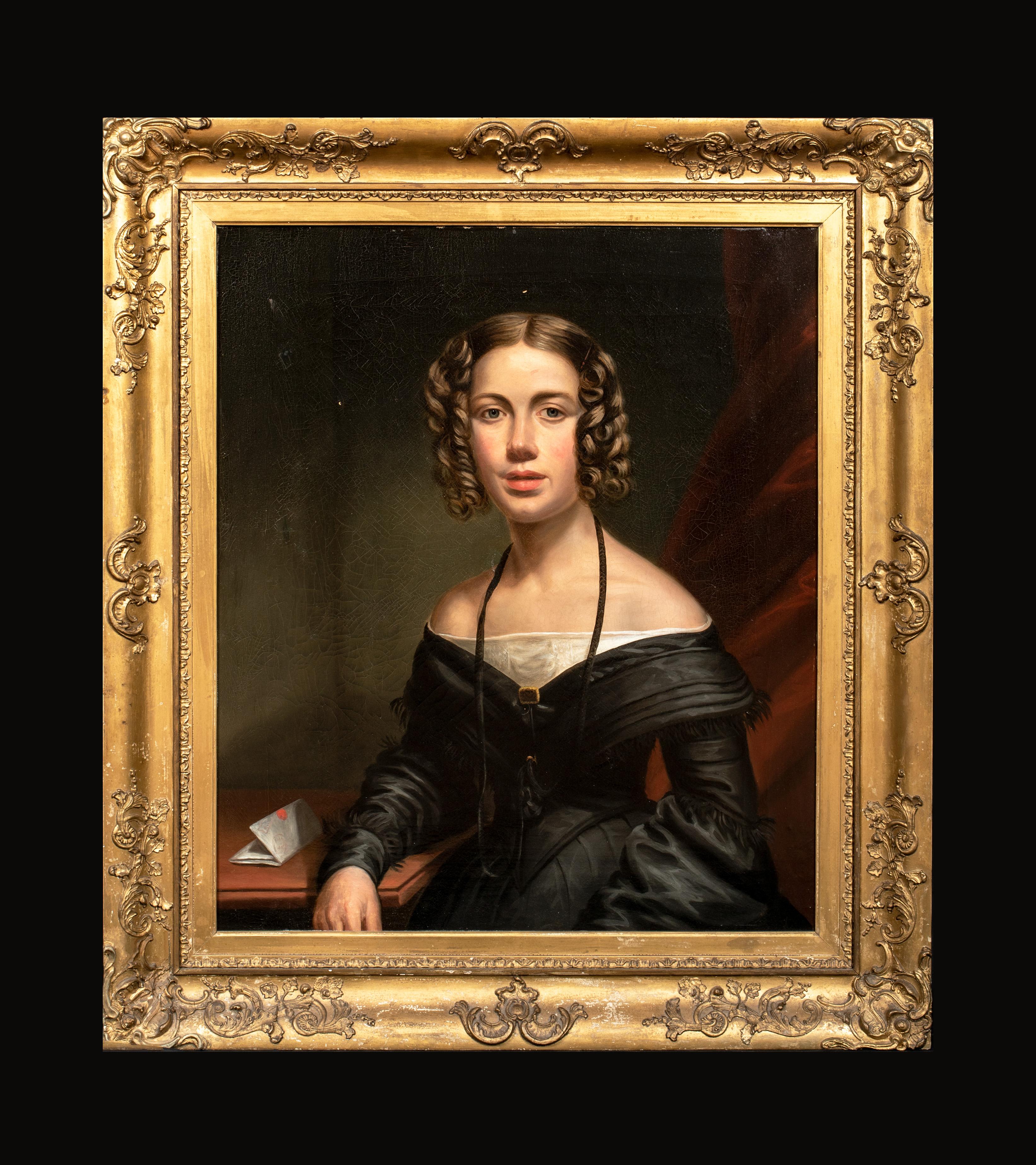 Portrait Of Mary Brown Forsyth (1810-1897)  Scottish School - Painting by Unknown