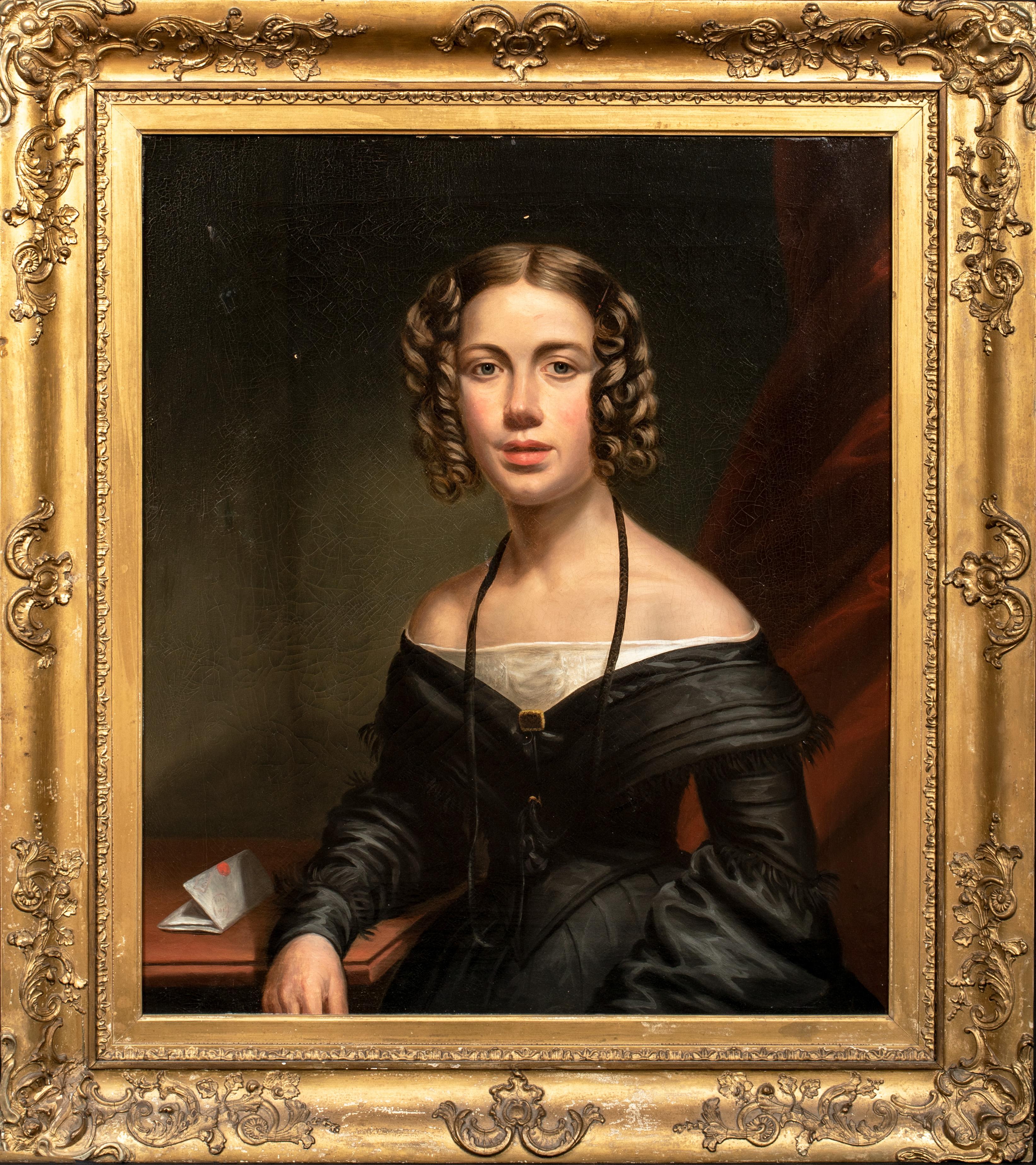 Unknown Figurative Painting - Portrait Of Mary Brown Forsyth (1810-1897)  Scottish School