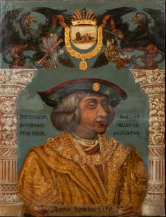 Portrait Of Maximilian I Holy Roman Emperor & Archduke of Austria, 17th Century