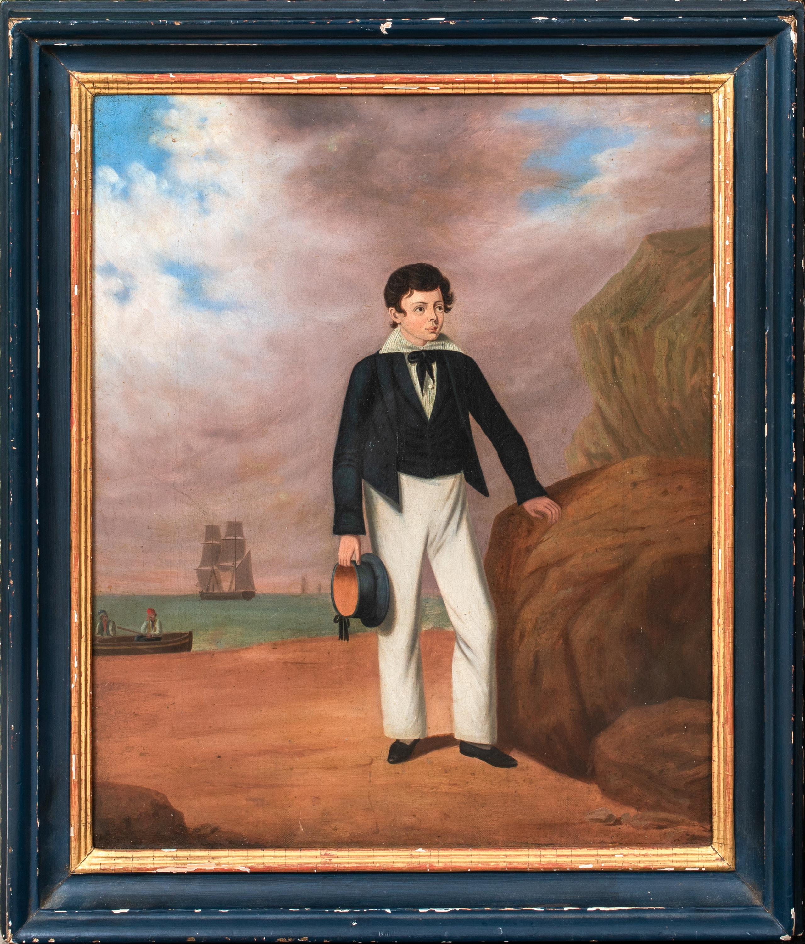 Portrait Painting Unknown - Portrait de Horatio Nelson (1758-1805), 18e siècle  École anglaise