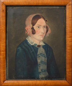 Portrait Of Miss Quincy, Massachusetts, USA, 19th Century  American School