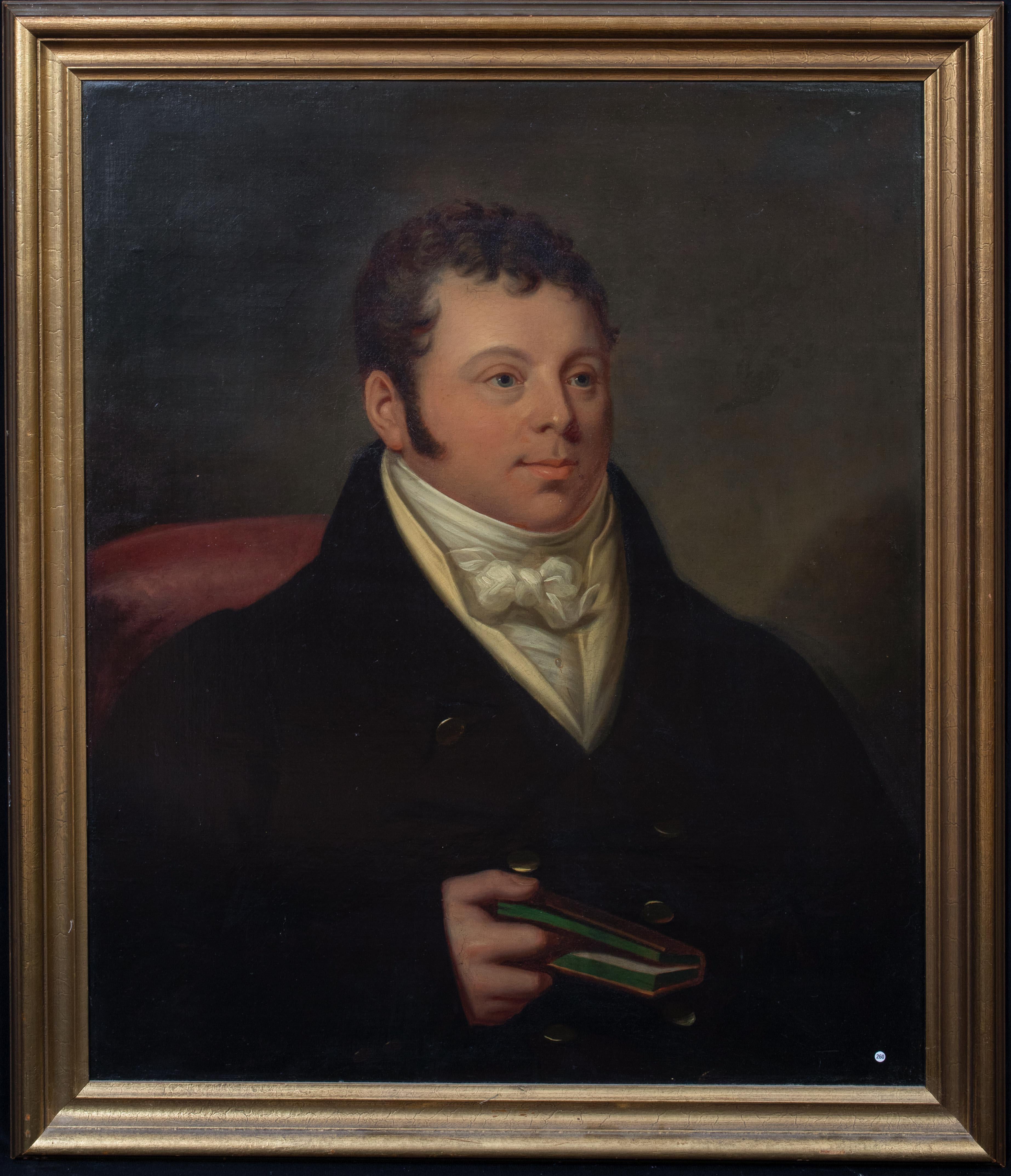 Unknown Portrait Painting - Portrait Of Mr Edward Dyer, Kasauli Whiskey Distillery, 19th Century