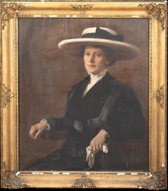 Portrait de Mme Bannatyne, vers 1900 École de Newlyn