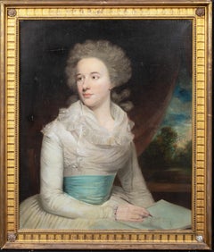 Portrait Of Mrs Wilson, Wife Of Captain Henry Wilson, East India Company, circa 