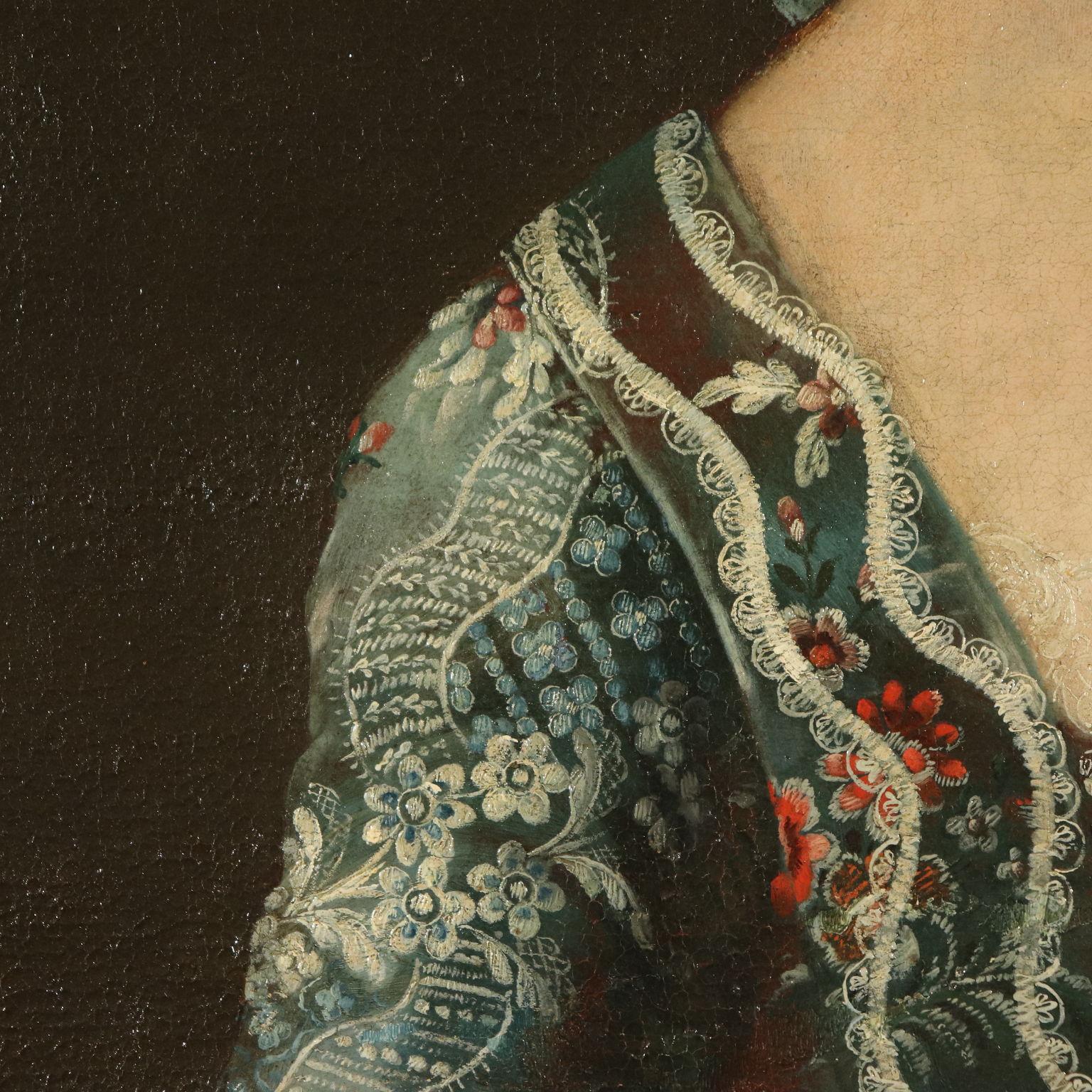 Portrait of Noblewoman Oil Painting 18th Century 2