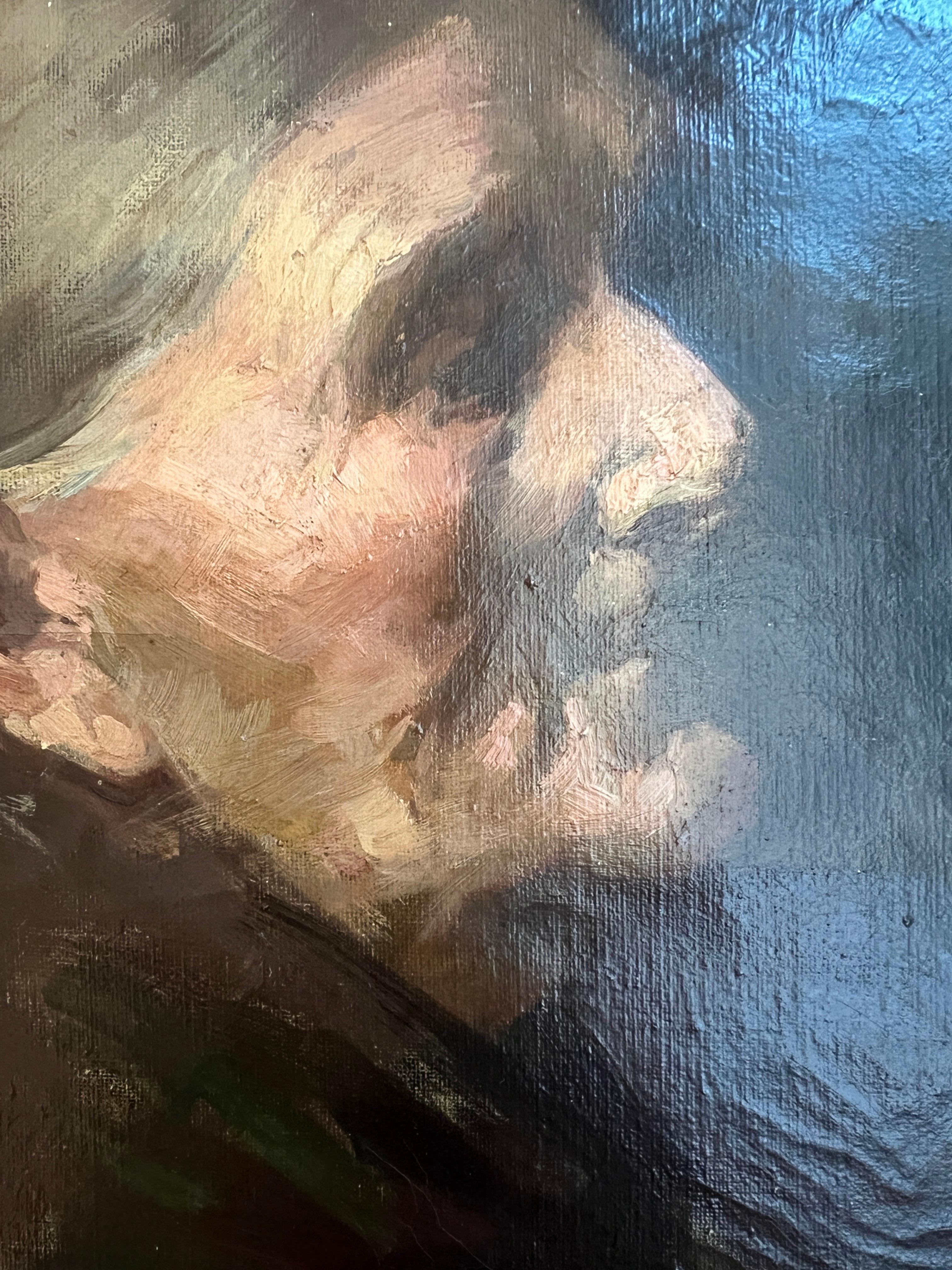 Ritratto di donna anziana in vendita 1