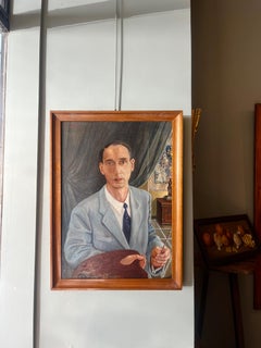 Porträt eines Malers von J. J. Bloch (20. Jahrhundert)