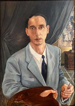 Porträt eines Malers von J. J. Bloch (20. Jahrhundert)