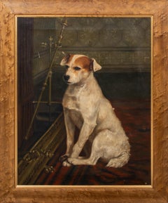 Portrait de "Pip", un Jack Russell Terrier, vers 1895 Philip Eustace Stretton
