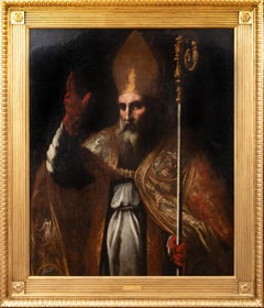 Portrait Of Pope Leo I The Great, Bishop Of Rome (400-461), 17th Century 