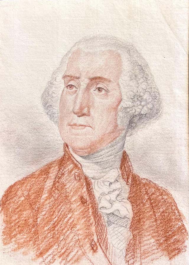 George de Forest Brush - Portrait of Native American Man in Traditional ...