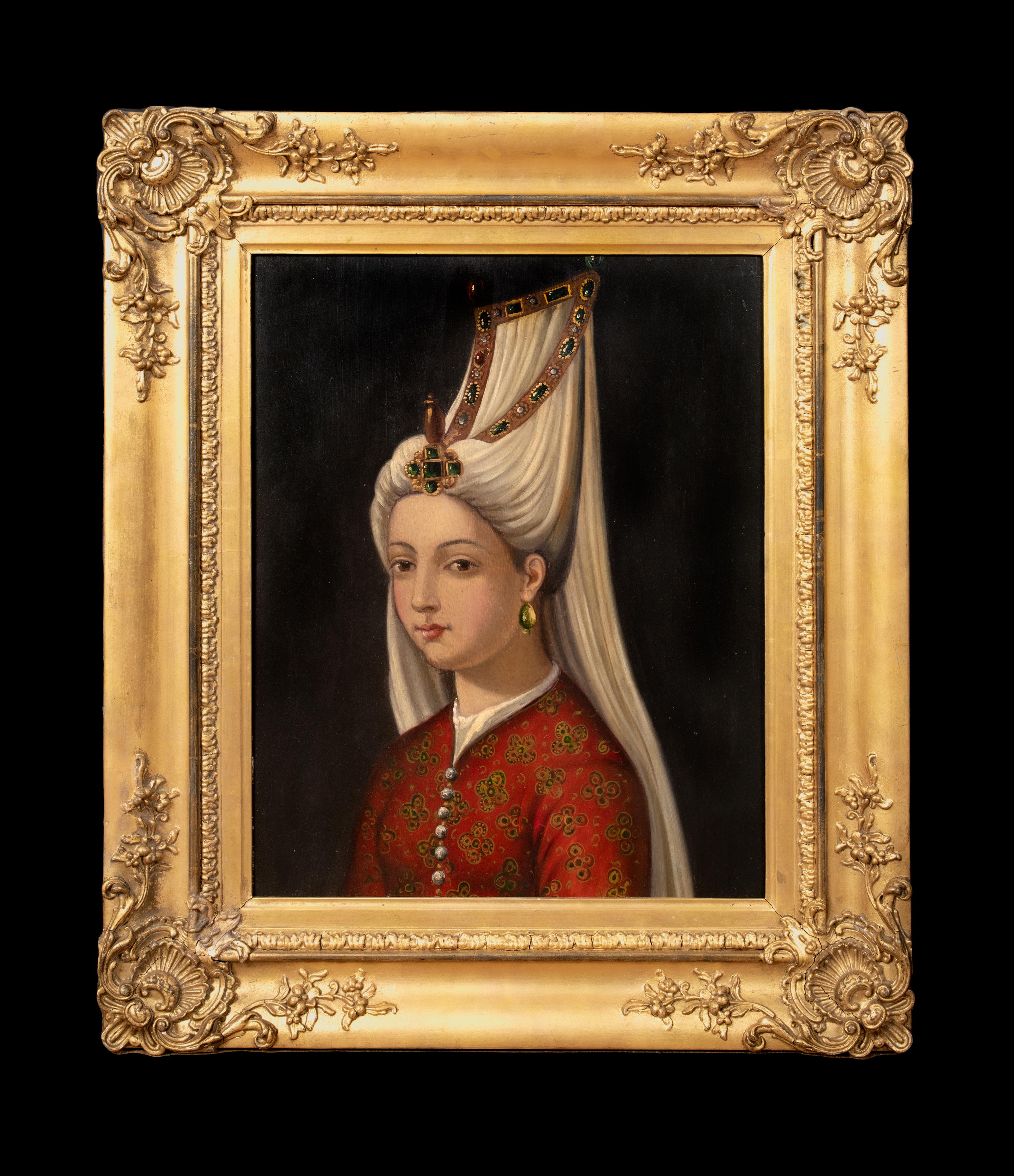 Portrait Of Princess Mihrimah Sultan (1522-1578) - Painting by Unknown