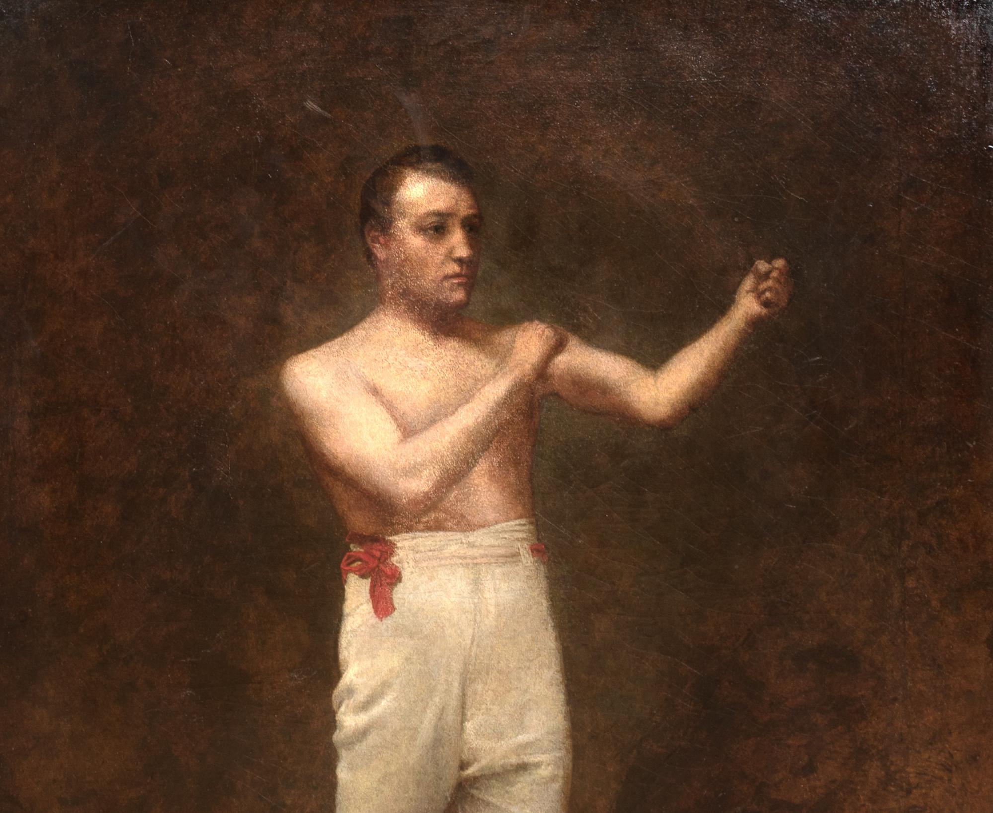 Retrato del púgil Tom Sayers (1826-1865), Siglo XIX  English School 2