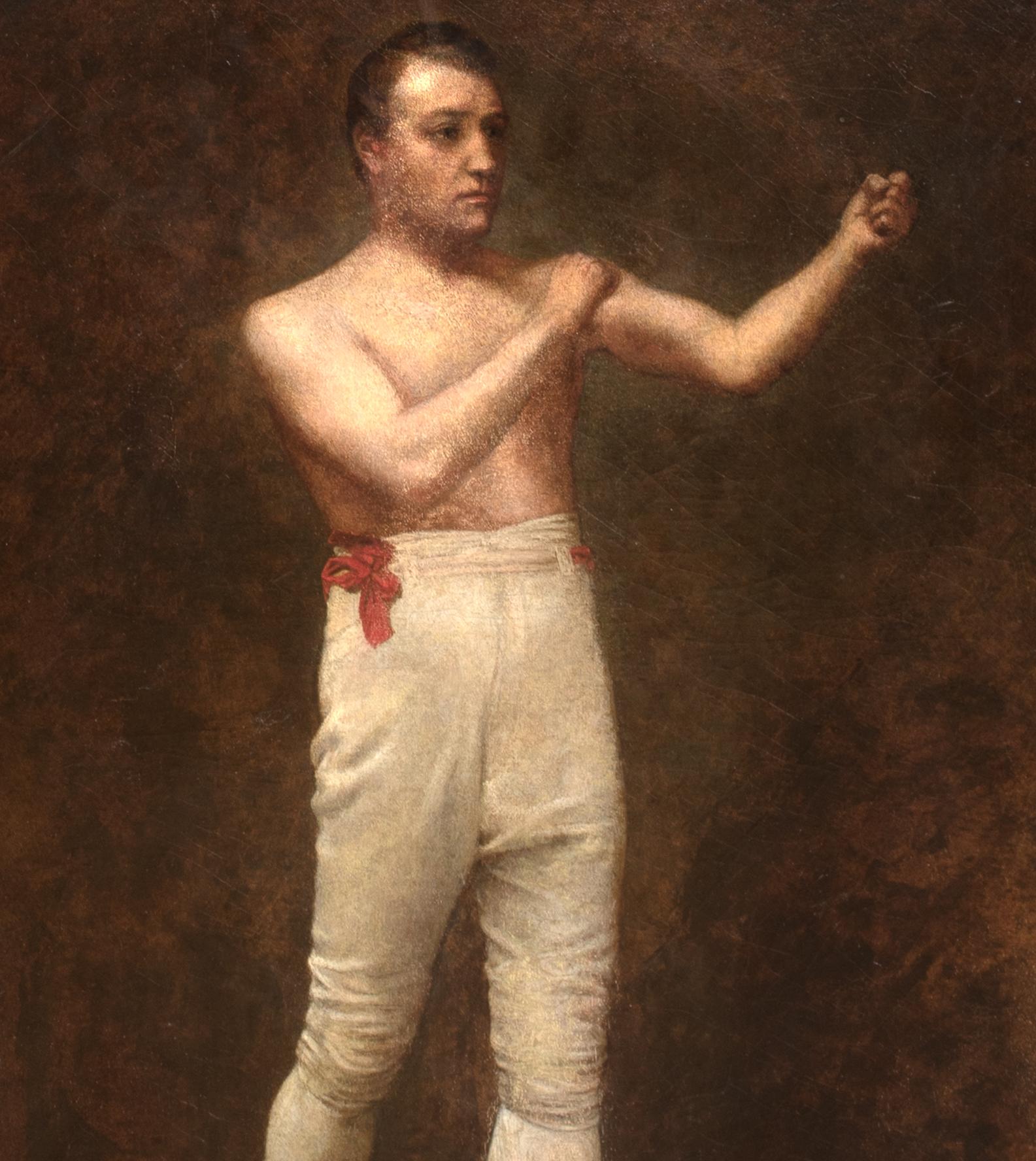 Retrato del púgil Tom Sayers (1826-1865), Siglo XIX  English School 3
