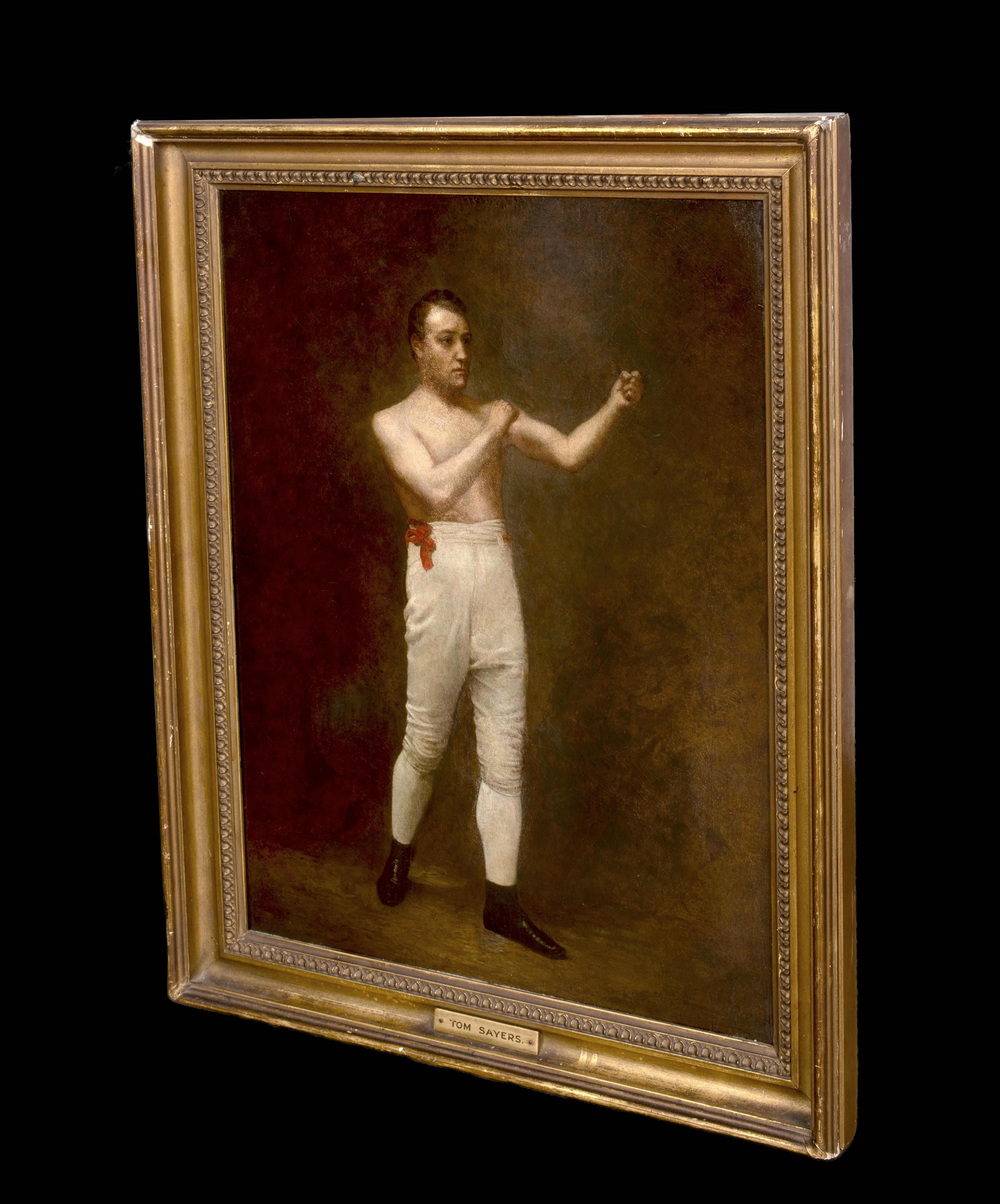 Retrato del púgil Tom Sayers (1826-1865), Siglo XIX  English School 4