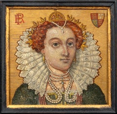 Portrait of Queen Elizabeth I Of England (1533-1608) - Arts & Crafts Movement