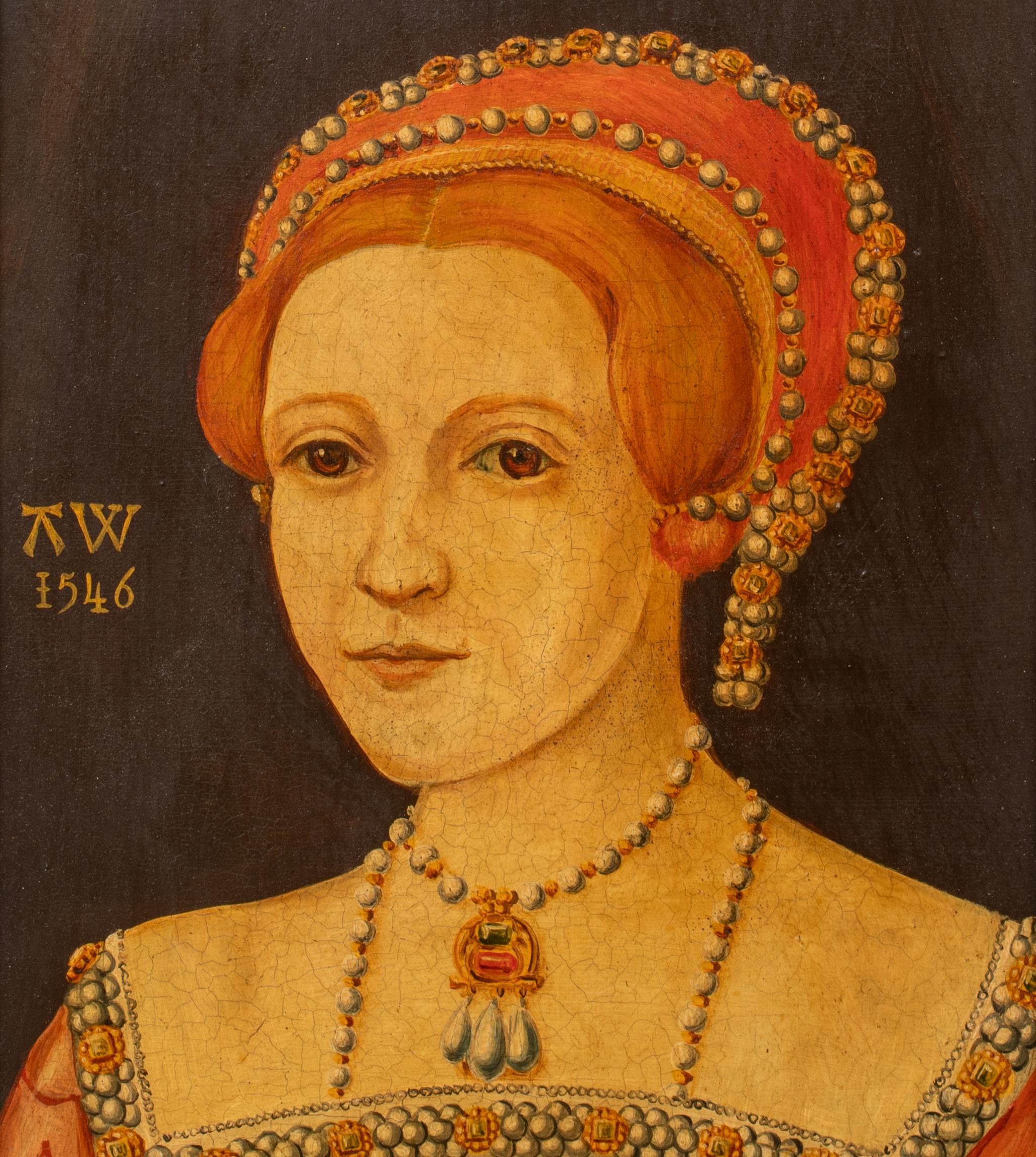 Retrato de la reina María (1516-1558)  English School - óleo sobre tabla 2
