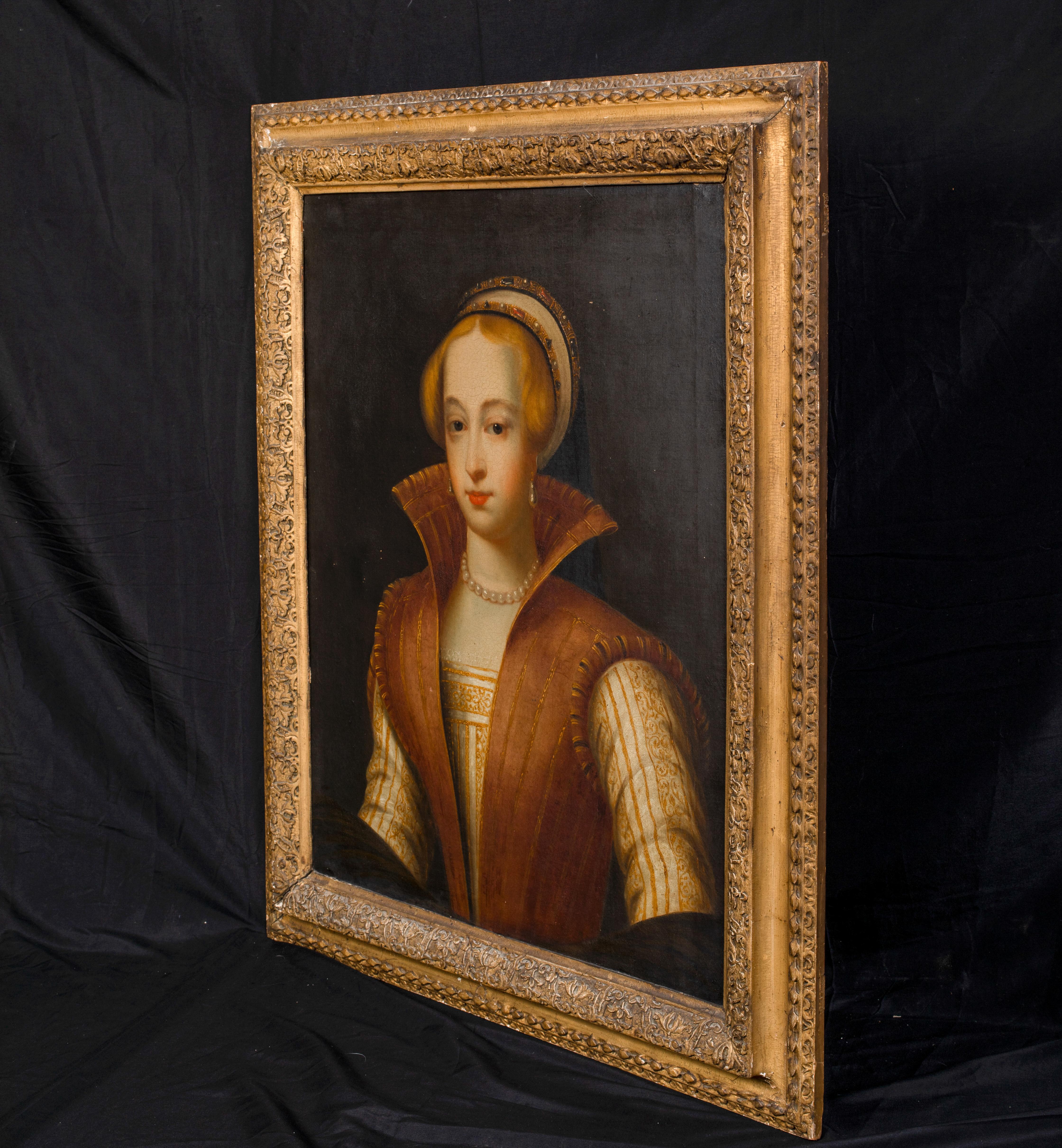 Portrait Of Queen Mary I Of England (1516-1558), 17th Century   1