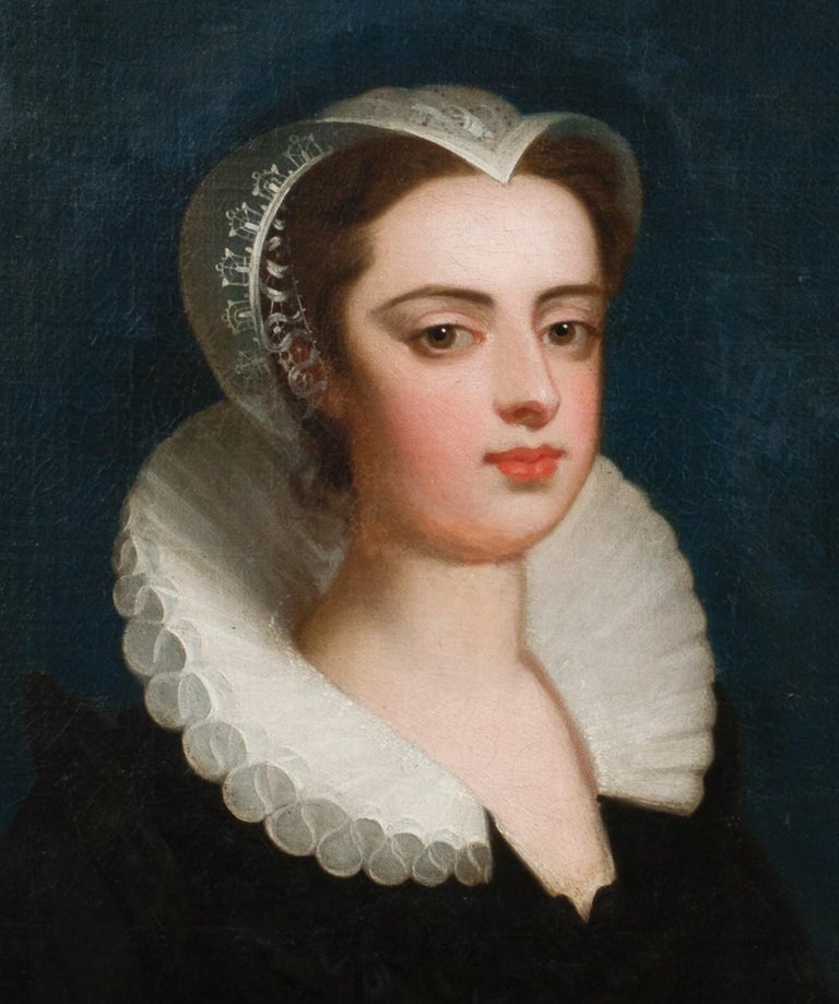 Portrait Of Queen Mary of Scots (1542-1587), 18th Century   - Painting by Unknown