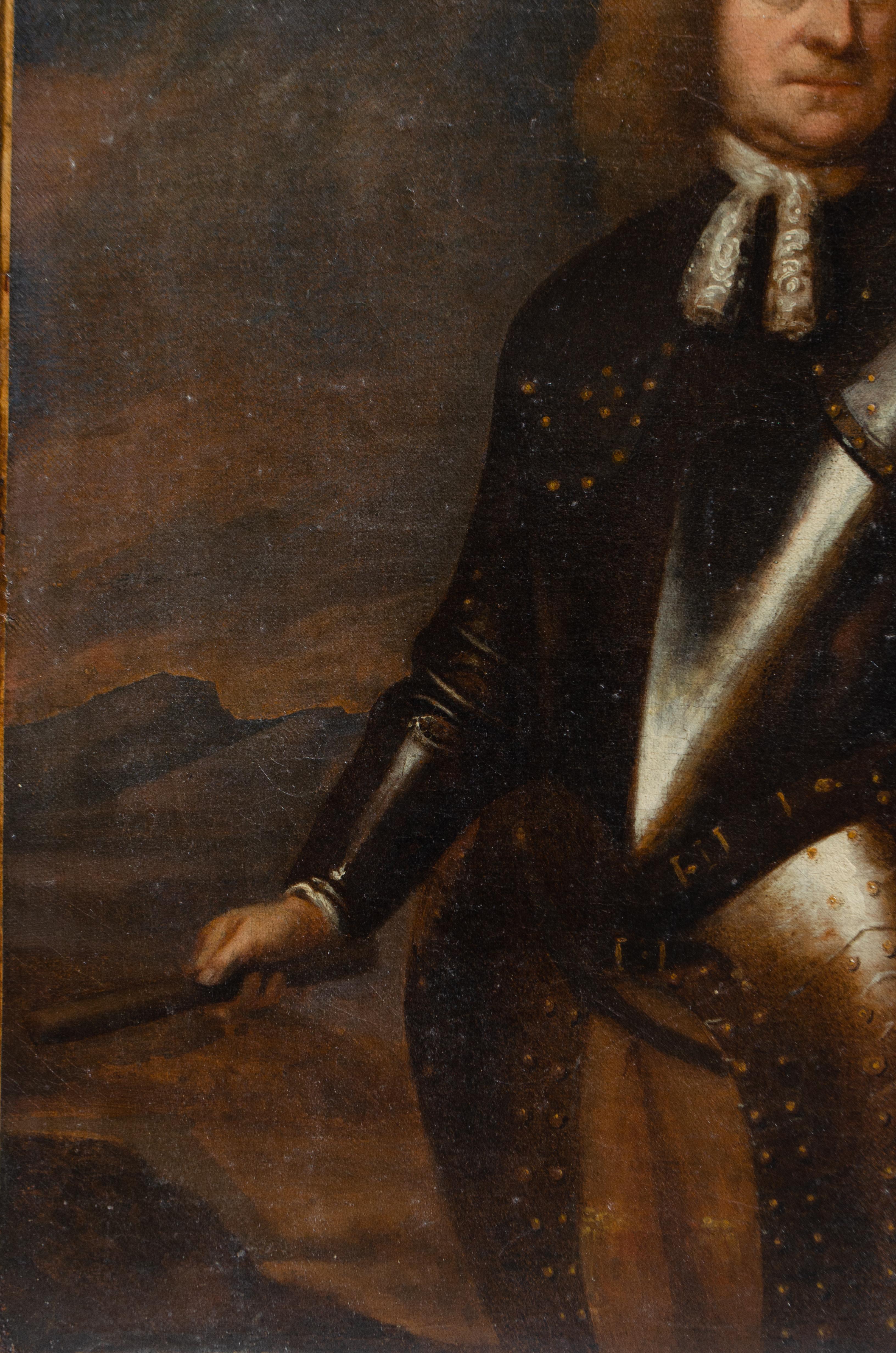 Portrait de Raimondo di Montecuccoli en armure avec un bâton de maréchal. Vers 1660 en vente 13
