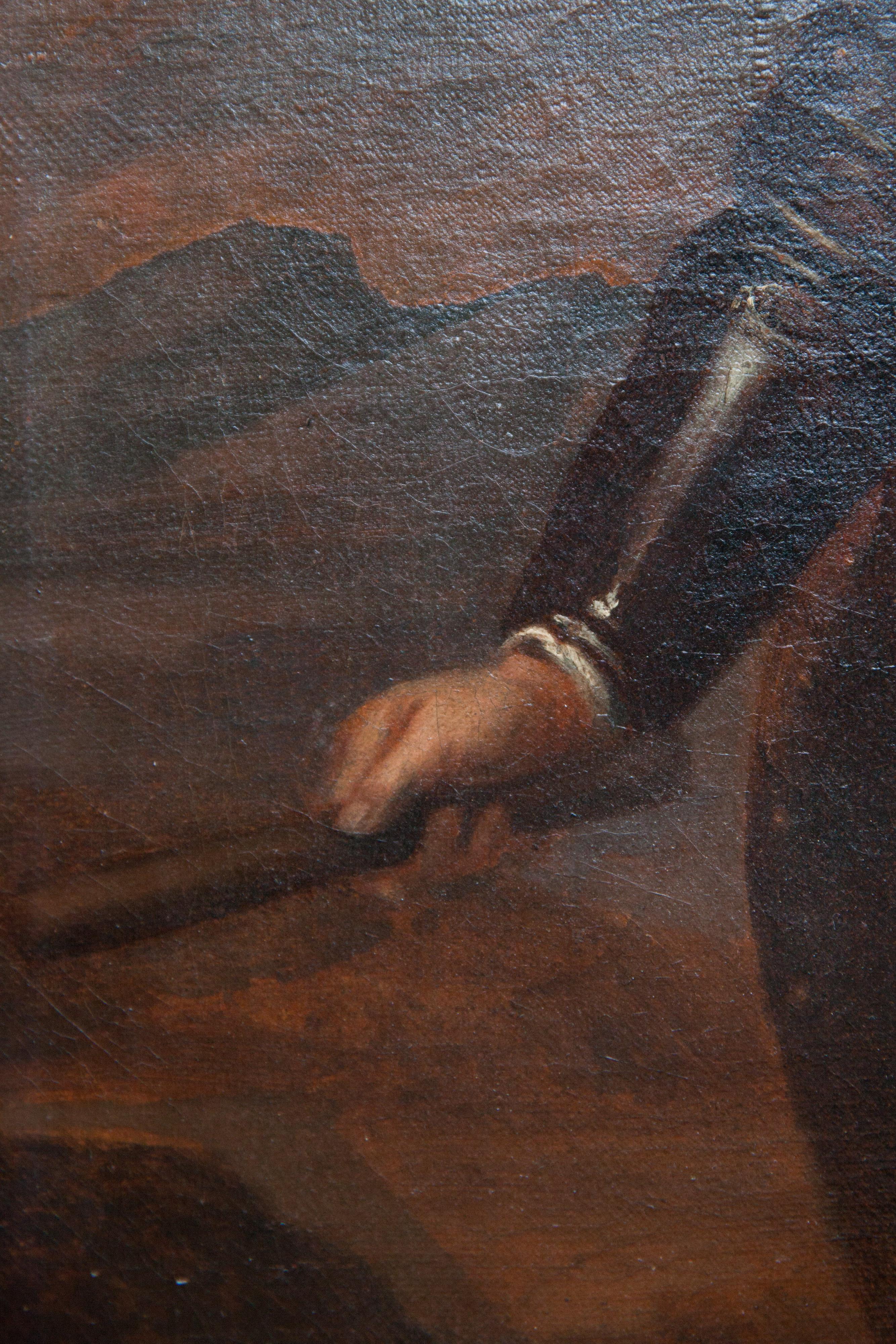 Portrait de Raimondo di Montecuccoli en armure avec un bâton de maréchal. Vers 1660 en vente 4