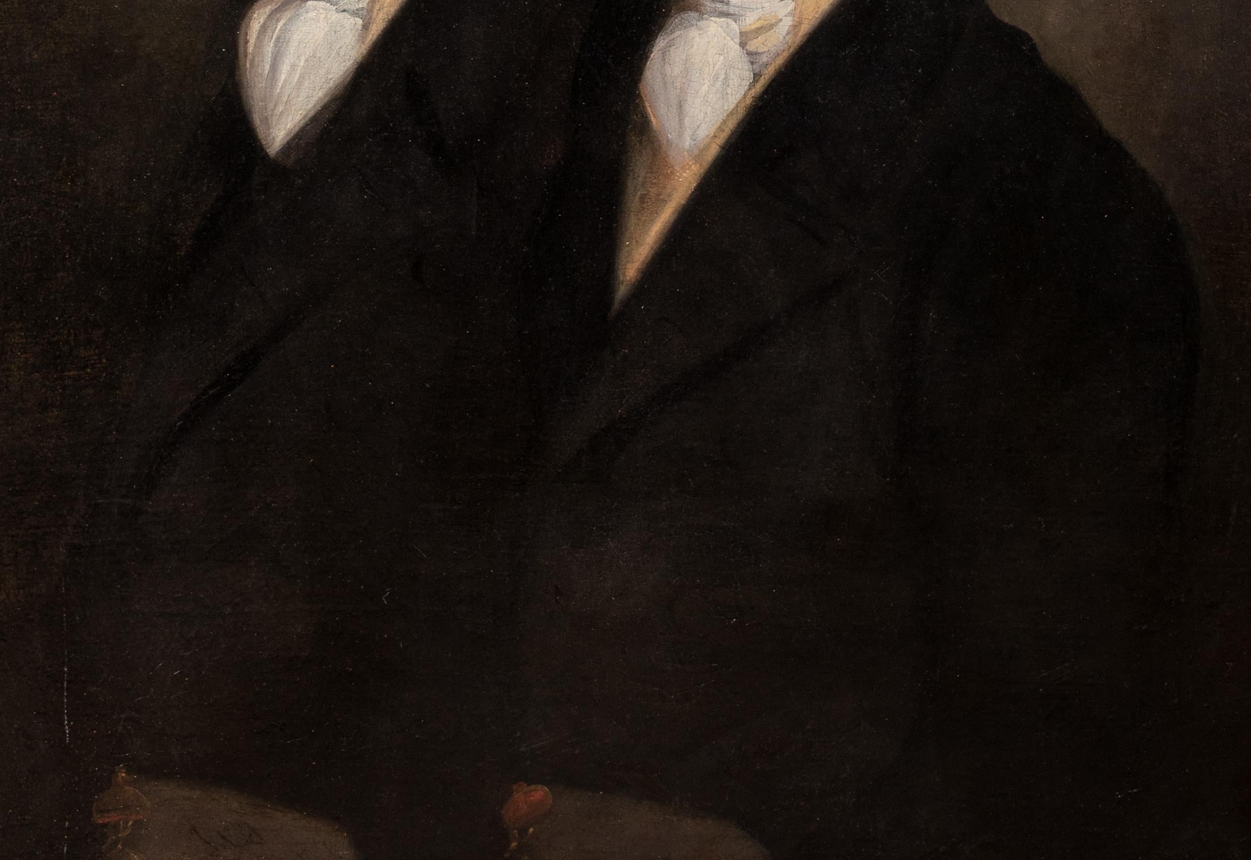 Portrait Of Siamese Twins, circa 1810 English Regency School For Sale 6