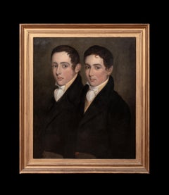 Porträt von siamesischen Zwillingen, um 1810 Englische Regency-Schule