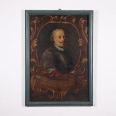 Portrait of Sigismund Christoph Von Herberstein Oil on Canvas XVIII C