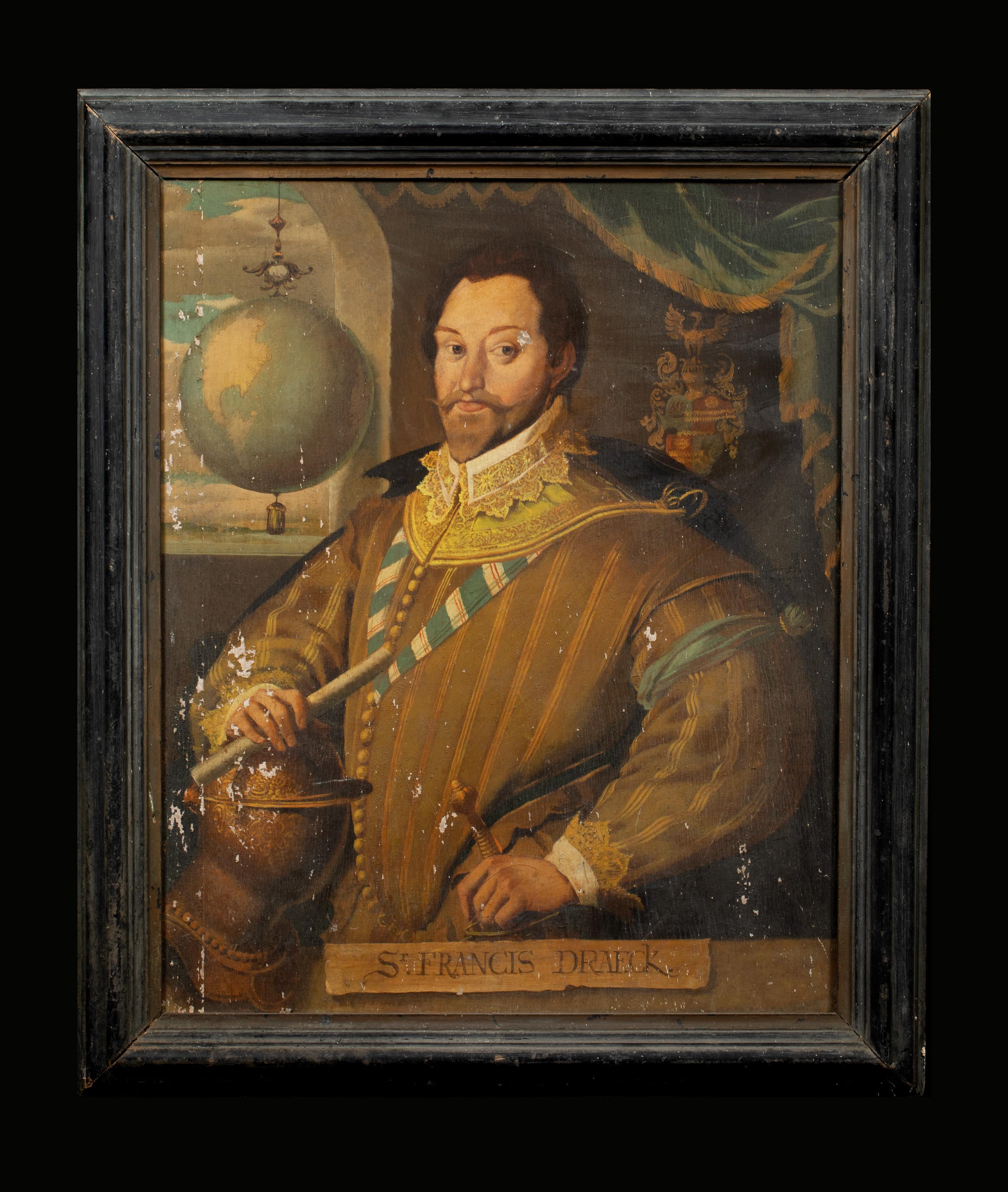 Portrait Of Sir Francis Drake (1540-1596) - Painting by Unknown