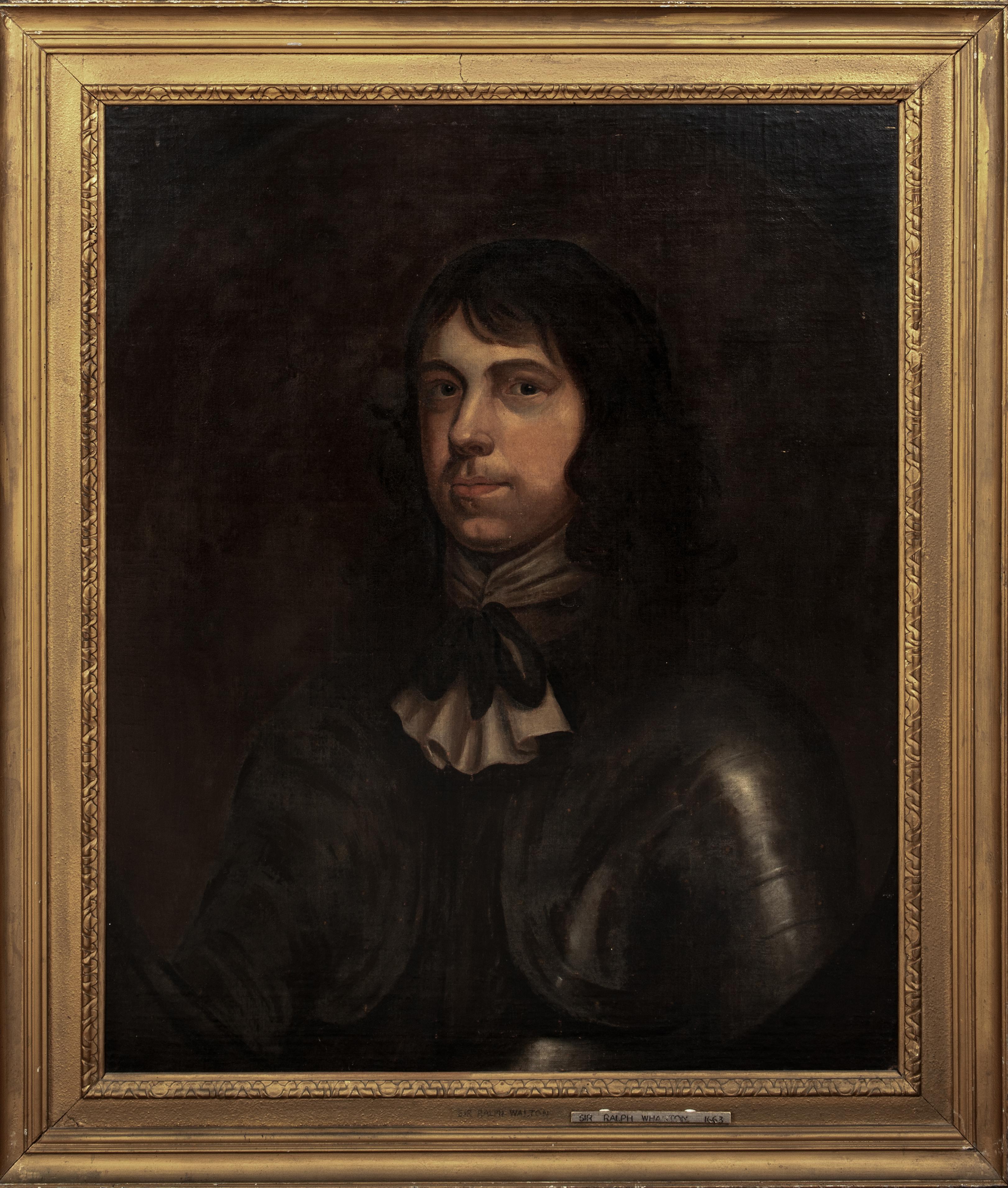 Unknown Portrait Painting - Portrait Of Sir Ralph Warton (1656-1709) Of Beverley, Yorkshire, 17th Century   