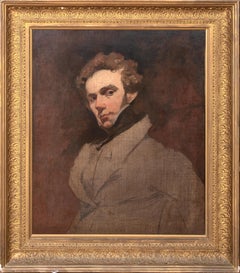 Antique Portrait Of Søren Kierkegaard (1813-1855), 19th Century  European School