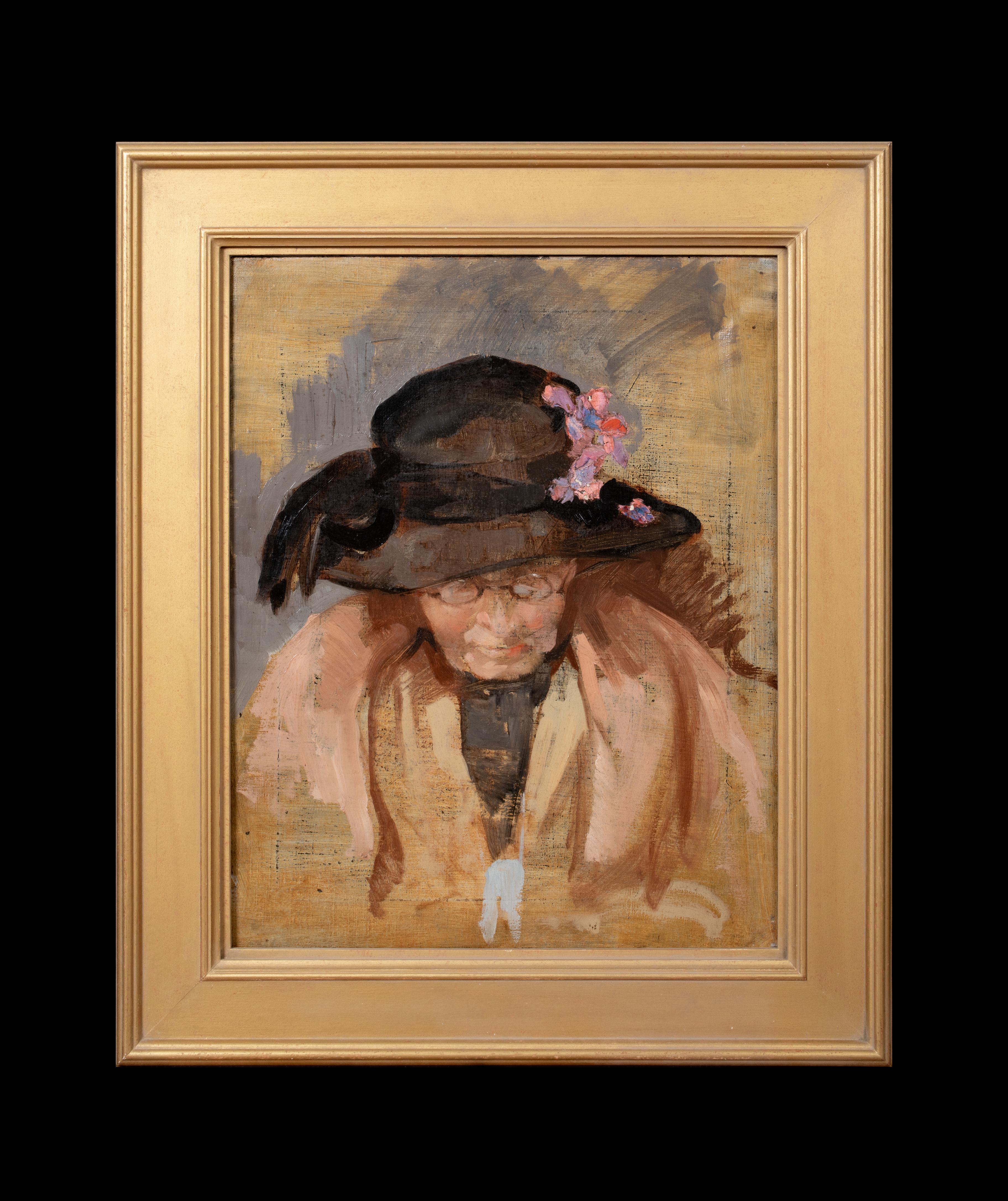Portrait Of The Artists Mother, early 20th Century   by VIOLET EVELYN ARNOTT  - Painting by Unknown