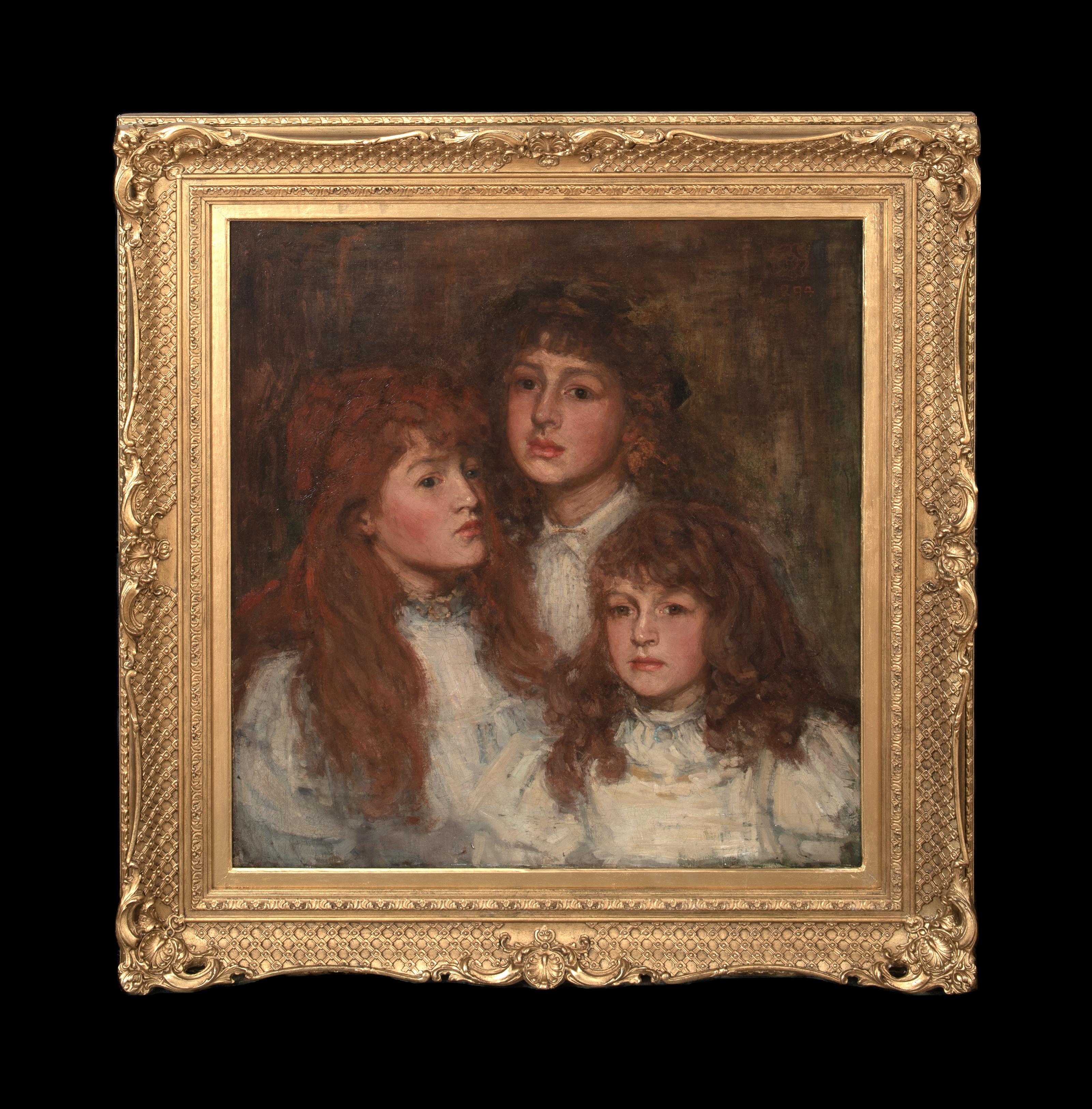 Portrait Of The Guinness Sisters, dated 1894 - Painting by Unknown