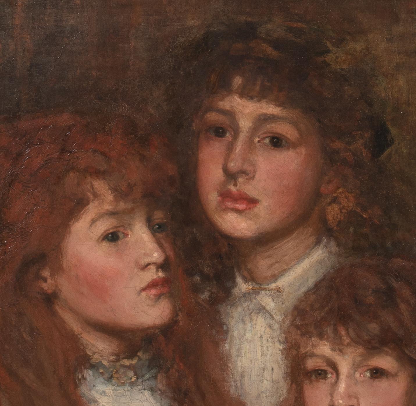 Portrait Of The Guinness Sisters, dated 1894 For Sale 4