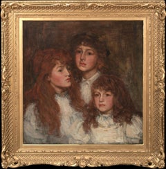Portrait Of The Guinness Sisters, dated 1894
