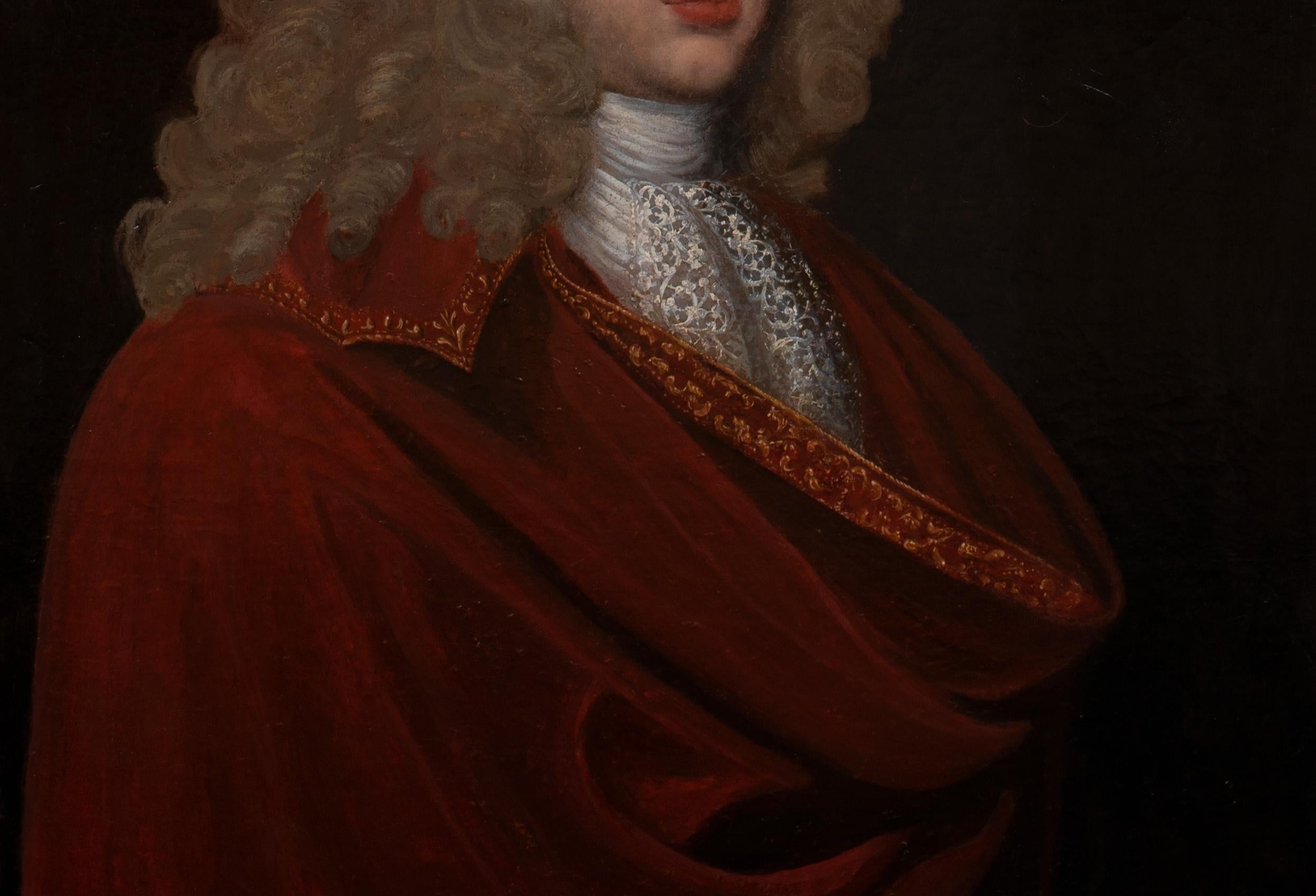 Portrait Of Thomas Paget, Governor Of Minorca, Marquess Of Anglesey 18th Century - Black Portrait Painting by Unknown