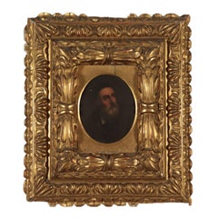Portrait of Tiziano Gilded Frame 18th Century