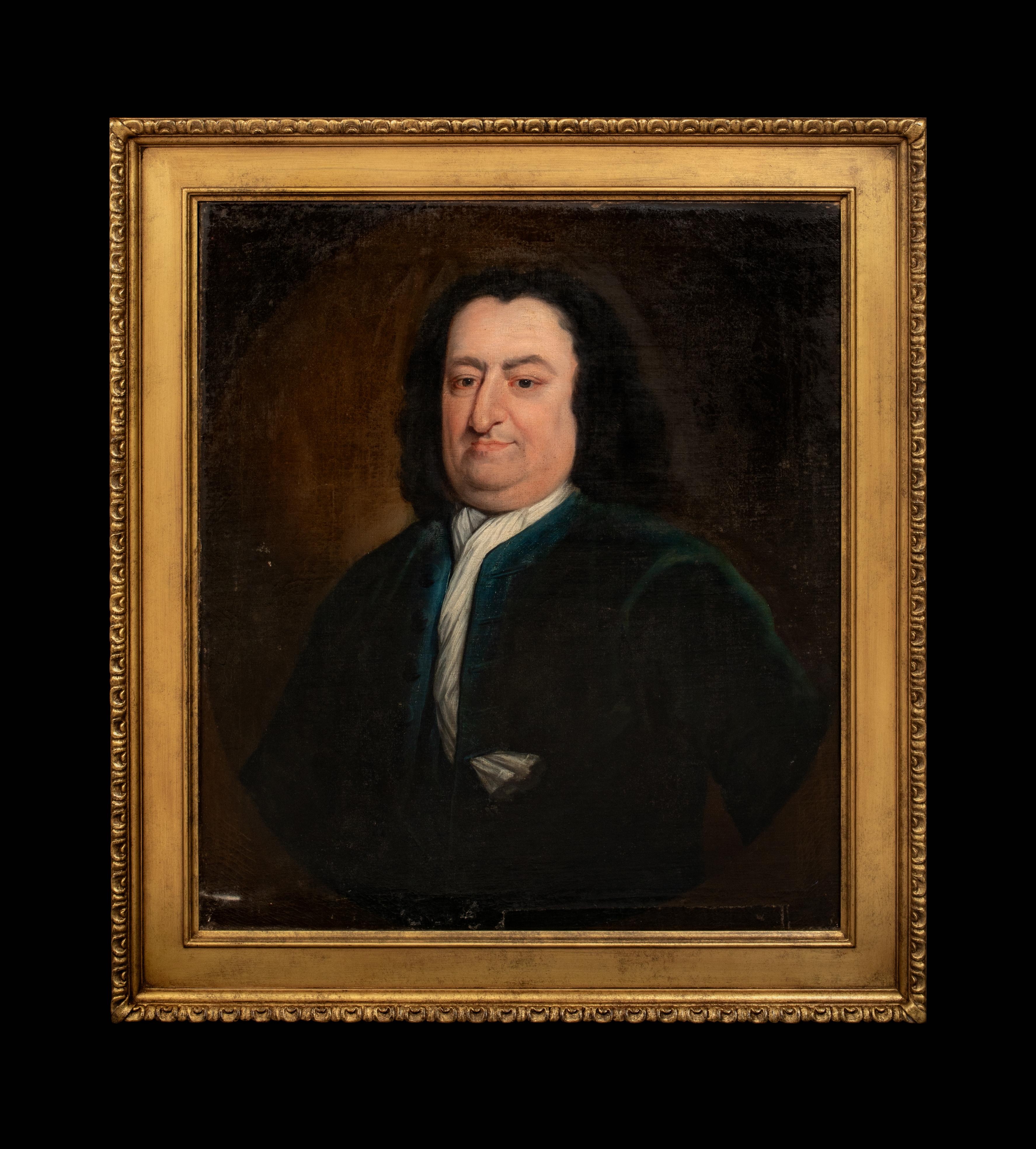 Portrait Of William Beekman Of New York, 18th Century   American School - Painting by Unknown