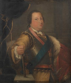 Antique Portrait Of William, Duke of Cumberland (1721-1765), 18th Century 